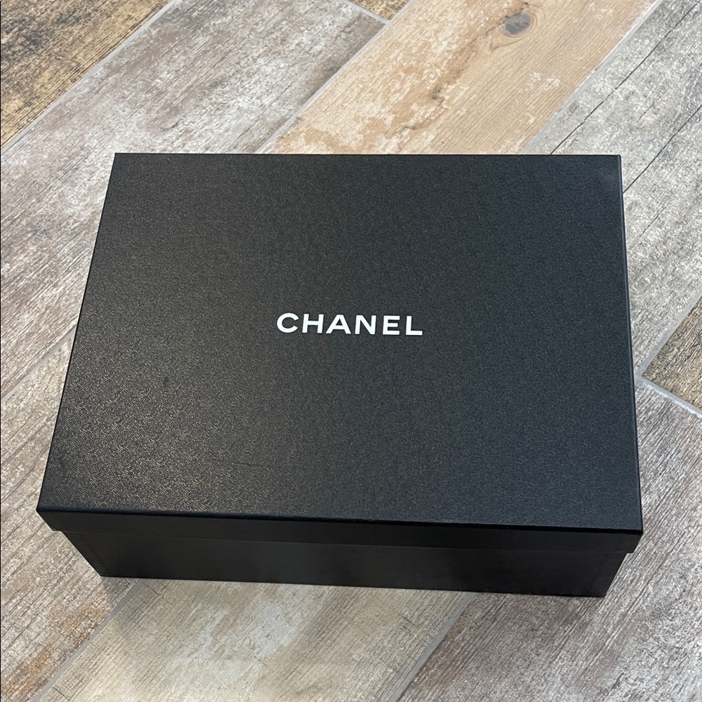 Chanel Black Shoe Box Boot Box